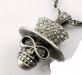 Кулон с цепочкой.Череп в шляпе превью 1298734.
