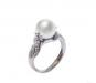 Превью Серебряное кольцо с жемчугом Москва - 0