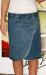 Превью Джинсовая юбка по колено Санкт-Петербург - 1