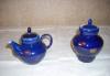 Чайник и сахарница, кобальт превью 1326650.
