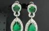 Серьги с изумрудами превью 1345975.