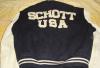 Превью Schott Varsity jacket Made in USA  кожа+шерсть Санкт-Петербург - 4
