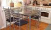 Стол стеклянный + 4 стула Датский  из Финляндии превью 1391555.