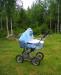 Коляска 2 в 1 люлька+сидячка  + конверт +подарок превью 1392594.