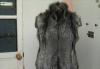 Превью Красивый меховой жилет из чернобурки Москва - 1