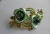 Бижутерия Де Люкс. Заколка "Две розы" превью 1044705.