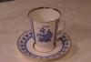 "Чашка с блюдцем лфз, ручная роспись, винтаж" превью 1045872.
