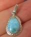 Ларимар (бирюза),кулон аккуратный,серебро 925 превью 1402873.