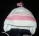 Теплая шапочка для новорожденной превью 1404006.