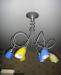 Жёлто-синяя люстра превью 1406940.