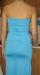Голубое обтягивающее платье превью 1407292.