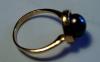 Превью Черная жемчужина натур. в золоте + мал. бриллиант Санкт-Петербург - 4