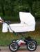 Превью Коляска  inglesina vittoria цвет LN3 (белая кожа) Москва - 1