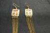 Серьги ("висячие") с бисером превью 1424330.