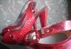 Превью Новые красные  босоножки 39 размера Санкт-Петербург - 3