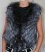 Меховой жилет из чернобурки превью 1439263.