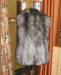 Меховой жилет из чернобурки превью 1442649.