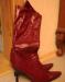 Продам сапоги кожаные бордовые 39 превью 1440710.