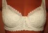 Лифчик бюстгалтер 44-46 р. кремовый,кружевной,х/б превью 1455164.