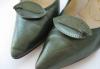 Превью Изумрудно-зеленые винтажные английские туфельки Москва - 2