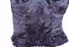 Превью Топ готика, имитация корсета. чёрный Москва - 3