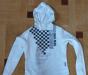 Превью Белая кофточка с капюшоном Москва - 1