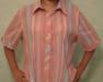 Рубашка розовая в вертикальную полоску превью 1475976.