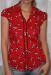 Новая красная летняя рубашка с коротким рукавом превью 1479517.