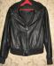 Продается  черная кожаная куртка р. 44 превью 1480083.