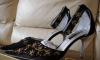 Превью Красивые вечерние атласные туфли р. 37-38 шпилька Москва - 2