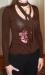 Кофта трикотажная коричневая превью 1488312.