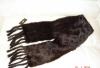 Шарф вязаный из норки,тёмно-коричневый превью 1490273.