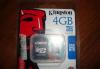 Карта памяти Kingston MicroSD 4GB Class 4 превью 1501185.