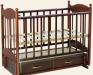 Кроватка "Эля" продольный маятник, ящик.Новая превью 1514007.