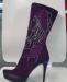 Фиолетовые замшевые сапоги превью 1518040.