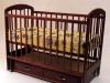 Кроватка "Виктория " с маятником и ящиком. Новая превью 1521414.