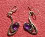 Продам серебрянные серьги с аметистом превью 1083732.
