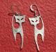 Продам серебрянные серьги "Кошечки" превью 1083904.