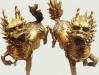 Единороги ЦиЛинь сред. пара 9х10х4 см (бронза) превью 1095419.