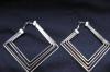 Превью Серьги (крупные, квадратные) - бижутерия Москва - 1